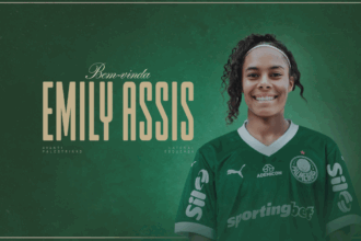 Emily Assis, lateral-esquerda do Palmeiras - Foto: Arte/Palmeiras