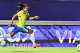 Marta em atuação no jogo contra a Venezuela, na Copa América Feminina 25 (Foto: Lívia Villas Boas/ CBF)