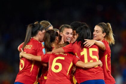 Seleção da Espanha mantém campanha 100% na Eurocopa Feminina 25 (Foto: Reprodução/ Redes Sociais)